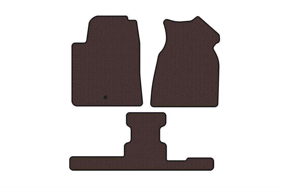 GMC Acadia 2006-2017 Covorase cauciuc Carsuit (1+3 randuri, 2013-2017, maro) Foto 1