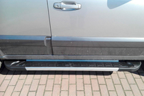 Kia Sorento I BL 2002-2009 Praguri Laterale RedLine V1 (2 buc, Aluminiu) foto 5