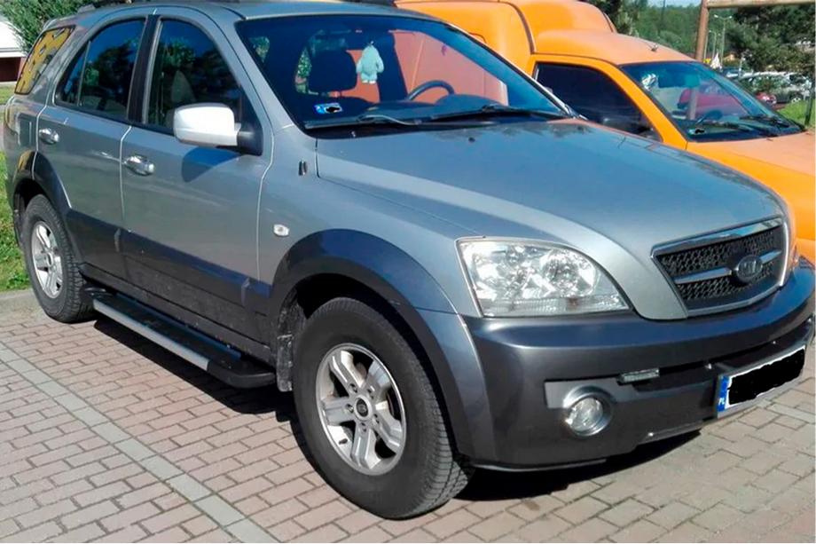 Kia Sorento I BL 2002-2009 Praguri Laterale RedLine V1 (2 buc, Aluminiu) Image