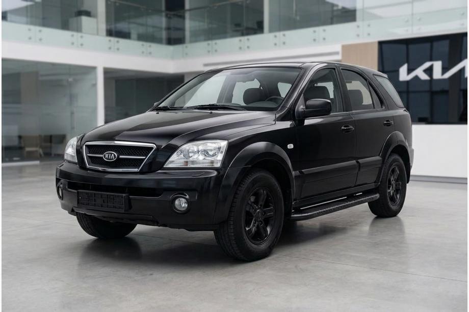 Kia Sorento I BL 2002-2009 Praguri Laterale Bosphorus Black (2 buc, Aluminiu) Image