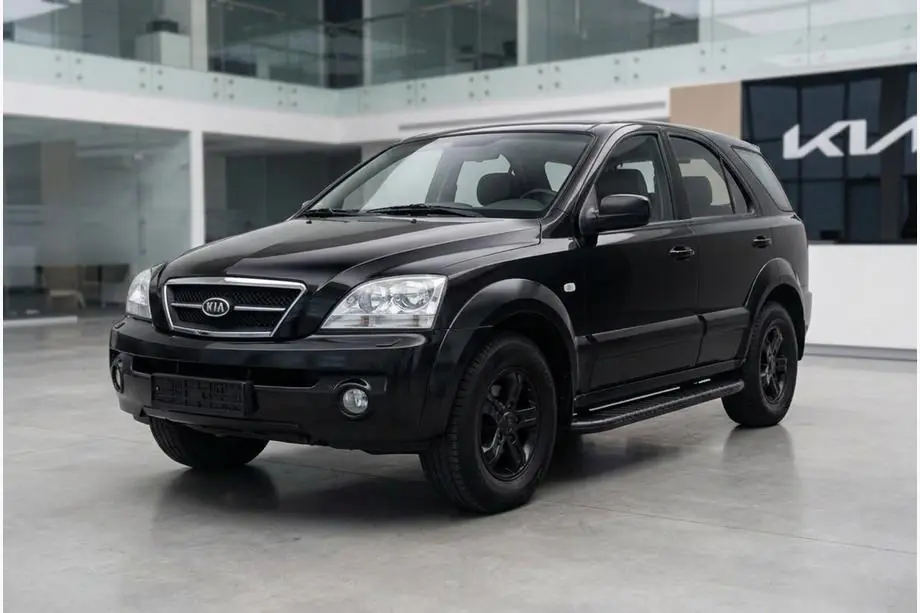Kia Sorento I BL 2002-2009 Praguri Laterale Bosphorus Black (2 buc, Aluminiu) Image