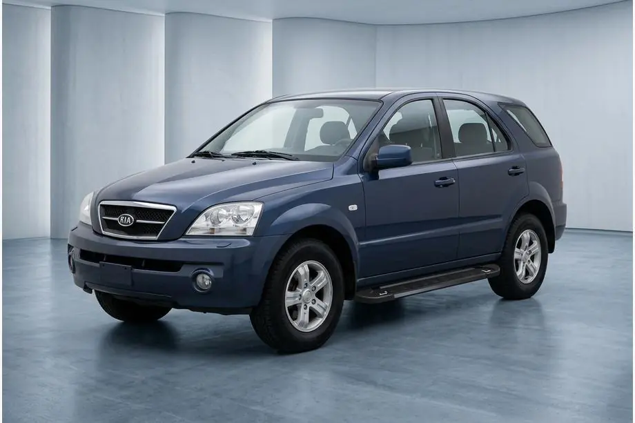 Kia Sorento I BL 2002-2009 Praguri Laterale RedLine Black (2 buc, Aluminiu) Image