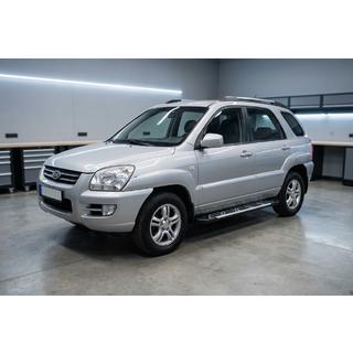 Praguri Laterale Sunrise (2 buc, Aluminiu) Kia Sportage 2004-2010 foto 1