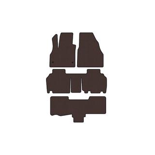 Covorase cauciuc Carsuit (3 randuri, 5 usi/7 locuri, maro) Renault Kangoo 2008–2020 foto 1