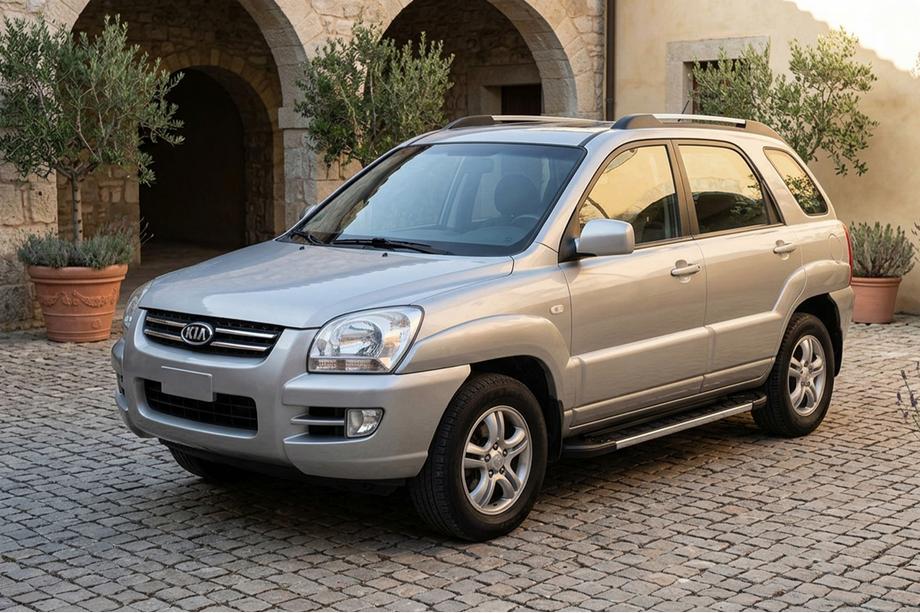 Kia Sportage 2004-2010 Praguri Laterale RedLine V1 (2 buc, Aluminiu) Image