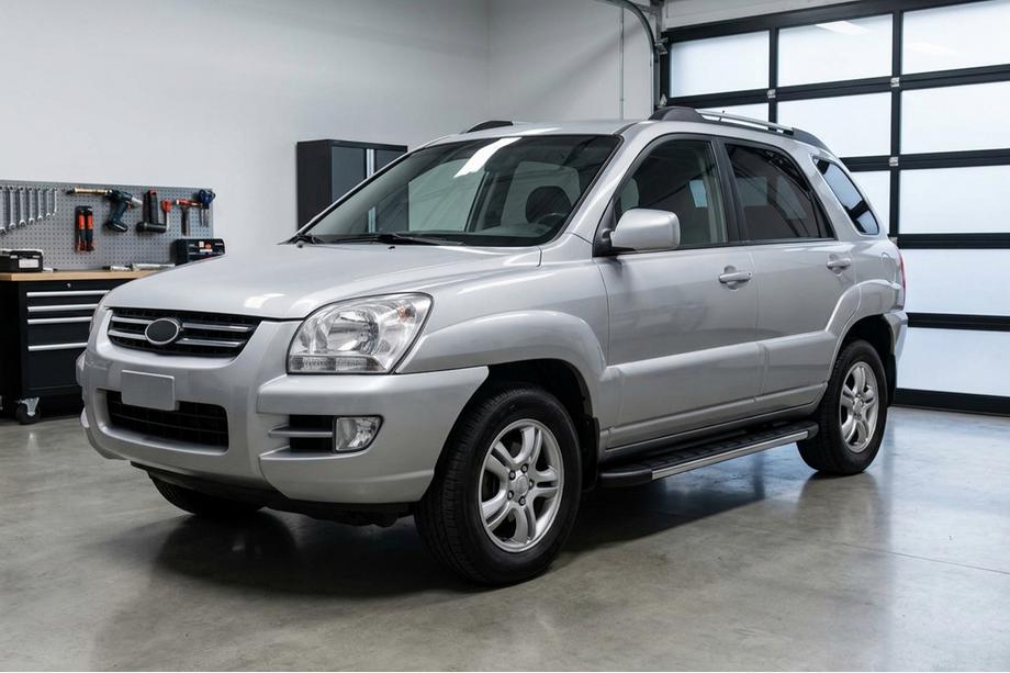 Kia Sportage 2004-2010 Praguri Laterale Duru (2 buc, Aluminiu) Image