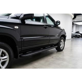 Praguri Laterale Bosphorus Black (2 buc, Aluminiu) Kia Sportage 2004-2010 foto 1