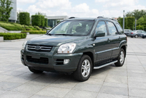 Kia Sportage 2004-2010 Praguri Laterale Tayga Grey (2 buc, Aluminiu) foto 1