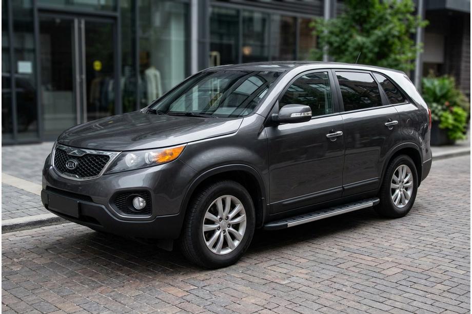 Kia Sorento II XM 2009-2014 Praguri Laterale Duru (2 buc, Aluminiu) Image