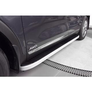 Praguri Laterale Tayga Grey (2 buc, Aluminiu) foto 1