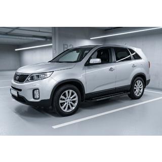 Praguri Laterale RedLine Black (2 buc, Aluminiu) Kia Sorento II XM 2009-2014 foto 1