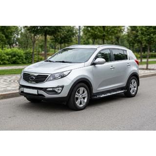 Praguri Laterale Sunrise (2 buc, Aluminiu) Kia Sportage 2010-2015 foto 1