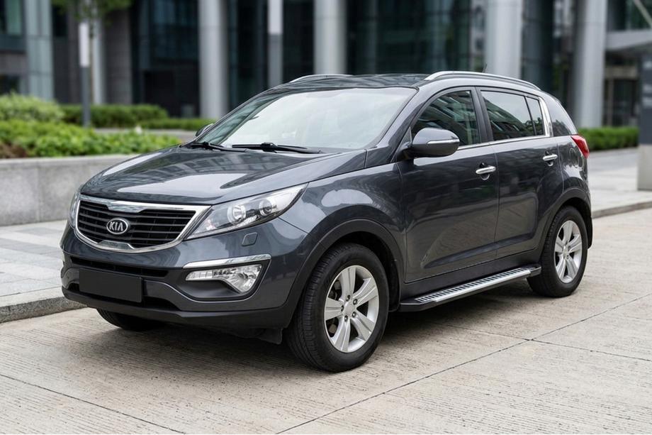 Kia Sportage 2010-2015 Praguri Laterale Line (2 buc, Aluminiu) Image