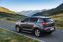 Kia Sportage 2010-2015 Praguri Laterale Duru (2 buc, Aluminiu) foto 1