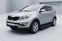 Kia Sportage 2010-2015 Praguri Laterale Bosphorus Black (2 buc, Aluminiu) foto 1