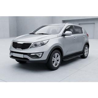 Praguri Laterale Bosphorus Black (2 buc, Aluminiu) Kia Sportage 2010-2015 foto 1