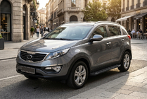 Kia Sportage 2010-2015 Praguri Laterale RedLine Black (2 buc, Aluminiu) foto 1