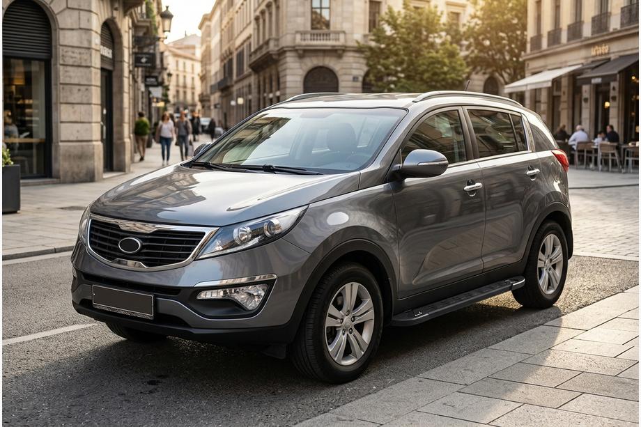 Kia Sportage 2010-2015 Praguri Laterale RedLine Black (2 buc, Aluminiu) Image