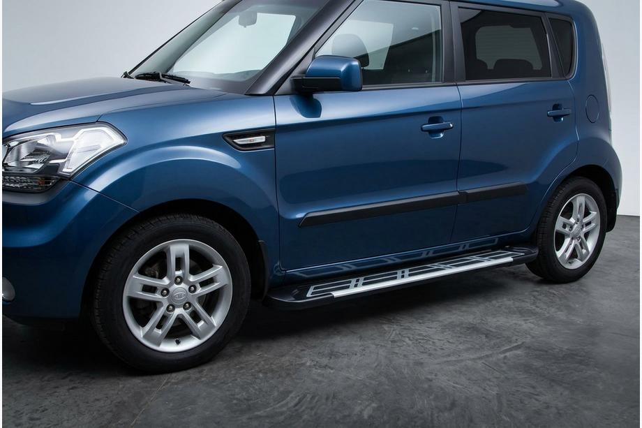 Kia Soul I 2008-2013 Praguri Laterale Sunrise (2 buc, Aluminiu) Image