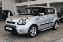 Kia Soul I 2008-2013 Praguri Laterale Line (2 buc, Aluminiu) foto 1