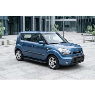 Praguri Laterale Bosphorus Black (2 buc, Aluminiu) Kia Soul I 2008-2013 foto 1