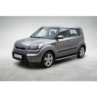 Praguri Laterale Tayga Grey (2 buc, Aluminiu) foto 1