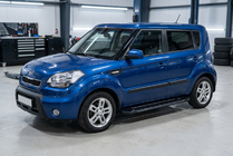 Kia Soul I 2008-2013 Praguri Laterale RedLine Black (2 buc, Aluminiu) foto 1
