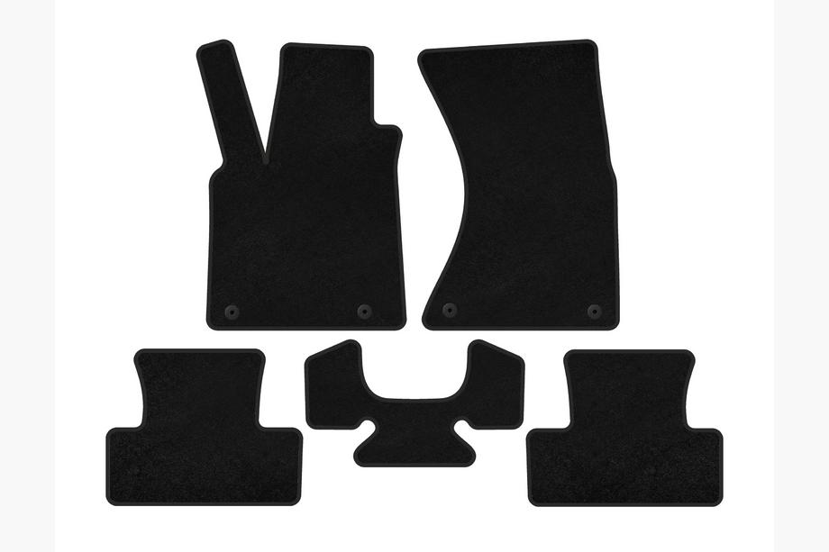 Audi Q5 2008-2017 Covorase textile Deluxe (2008-2012, Negru) Foto 1