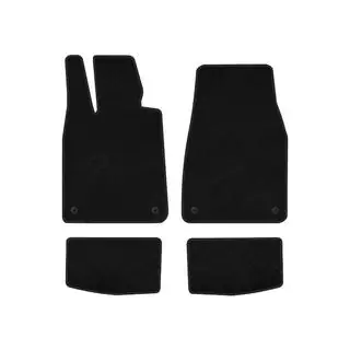 Covorase Textile Deluxe (2021-, Negru) Porsche Taycan 2019-