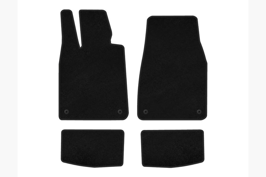 Porsche Taycan 2019- Covorase Textile Deluxe (2021-, Negru) Image