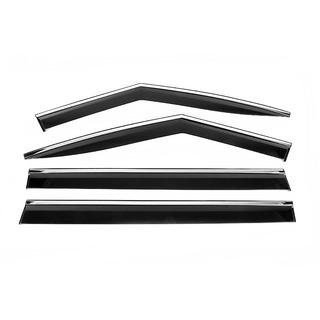 Deflectoare geamuri cu ornament cromat Niken Luxury (4 buc) Hyundai Santa Fe 5 2023- foto 1