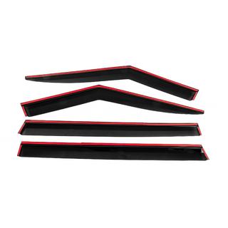 Deflectoare geamuri cu ornament cromat Niken Luxury (4 buc) Hyundai Santa Fe 5 2023- foto 4
