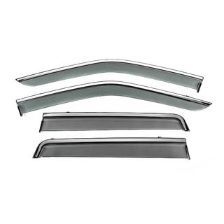 Deflectoare geamuri cu ornament cromat Niken Luxury (4 buc) Land Rover Freelander II 2006–2014 foto 1