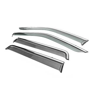 Deflectoare geamuri cu ornament cromat Niken Luxury (4 buc) Land Rover Freelander II 2006–2014 foto 2