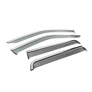 Deflectoare geamuri cu ornament cromat Niken Luxury (4 buc) Land Rover Freelander II 2006–2014 foto 3