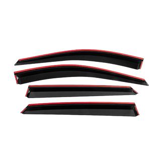 Deflectoare geamuri cu ornament cromat Niken Luxury (4 buc) foto 4