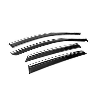 Deflectoare geamuri cu ornament cromat Niken Luxury (2024-, 4 buc) foto 3