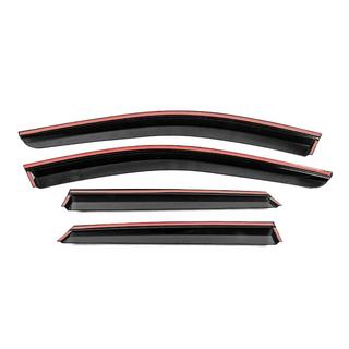 Deflectoare geamuri cu ornament cromat Niken Luxury (2024-, 4 buc) foto 4