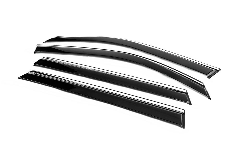 Renault Duster 2024- Deflectoare geamuri cu ornament cromat Niken Luxury (4 buc) Foto 6