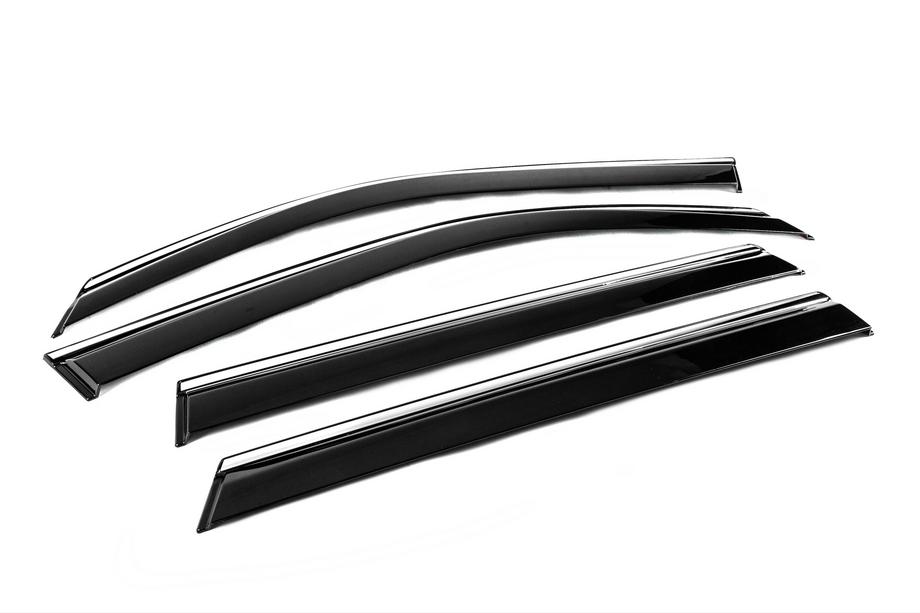 Dacia Duster 2024- Deflectoare geamuri cu ornament cromat Niken Luxury (4 buc) Foto 7