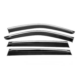 Deflectoare geamuri cu ornament cromat Niken Luxury (4 buc) Skoda Kodiaq 2023- foto 1