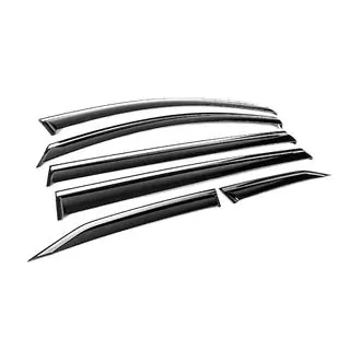 Deflectoare geamuri cu ornament cromat Niken Luxury (6 buc) foto 3
