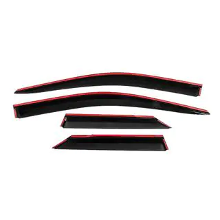 Deflectoare geamuri cu ornament cromat Niken Luxury (4 buc) foto 4