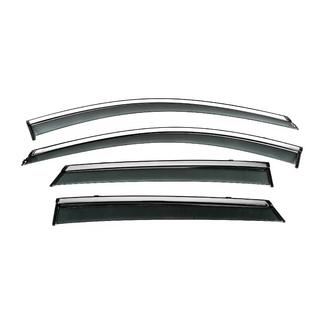 Deflectoare geamuri cu ornament cromat Niken Luxury (4 buc) foto 1