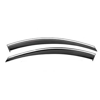 Deflectoare geamuri fata cu ornament cromat Niken Luxury (2 buc.) Chevrolet Captiva 2006-2019