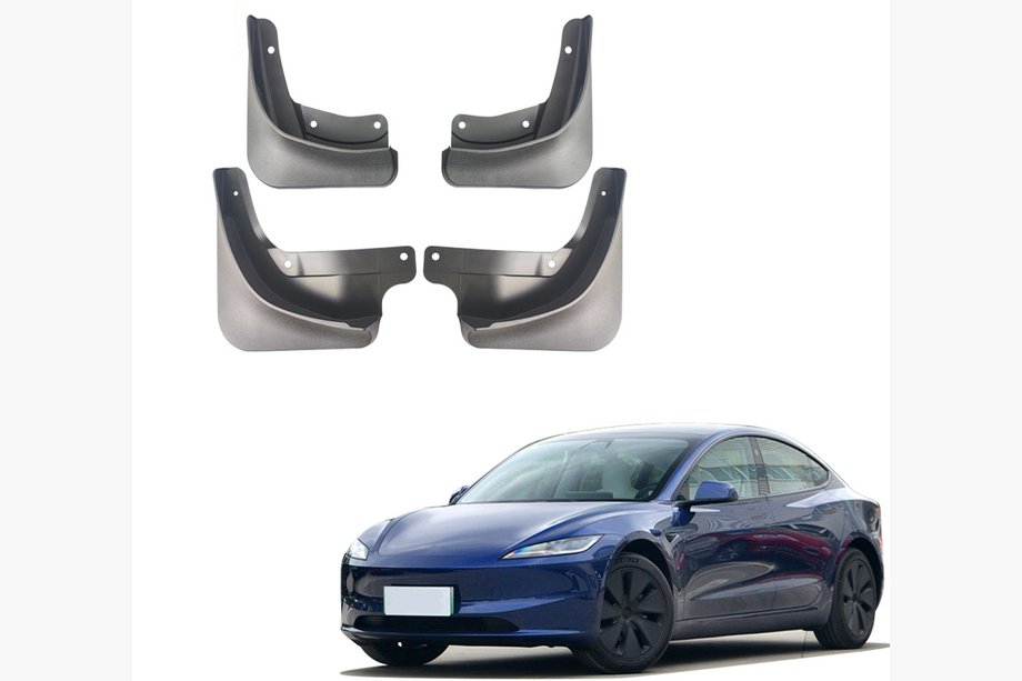 Tesla Model 3 2017- Aparatori noroi Premium Originale (2023+, 4 buc) Image