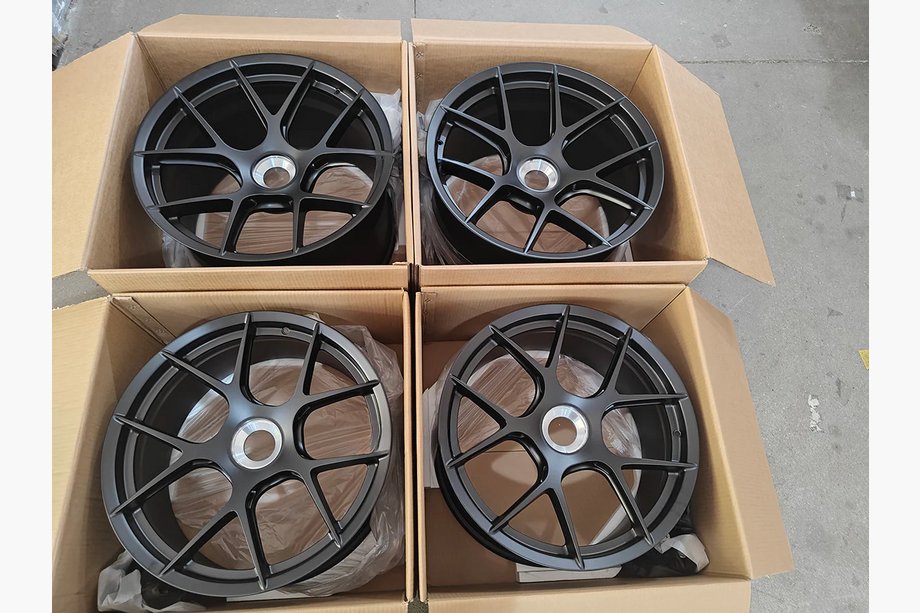 Porsche 911 (992) 2018– Jante forjate OEM R20 R21 V43 (set 4 buc) Foto 7
