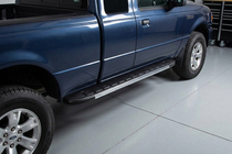 Mazda BT-50 2007-2012 Praguri Laterale Duru (2 buc, Aluminiu) foto 1