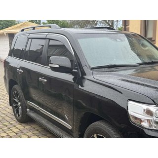 Deflectoare geamuri cu ornament cromat Niken Luxury (4 buc) Toyota Land Cruiser 200 2007-2021 foto 1