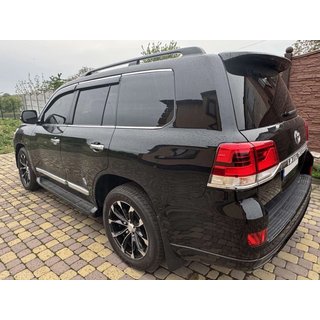 Deflectoare geamuri cu ornament cromat Niken Luxury (4 buc) Toyota Land Cruiser 200 2007-2021 foto 4